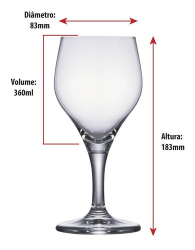 Jogo Copos Ritzenhoff Cerveja Premium M Cristal 360ml 6 Pcs Cor Transparente