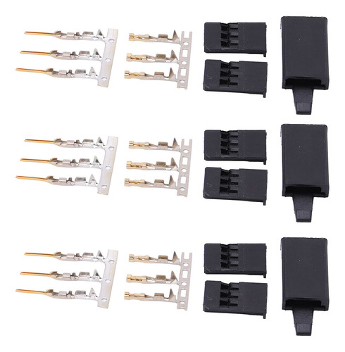 Terminales Chapados En Oro, Servoconector, Enchufe De Recept