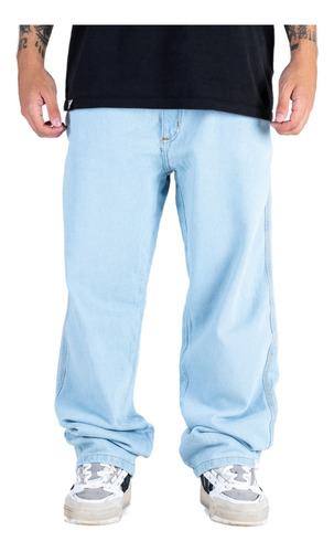 Calça Jeans Masculina Larga Street Balao Baggy Retro Premium