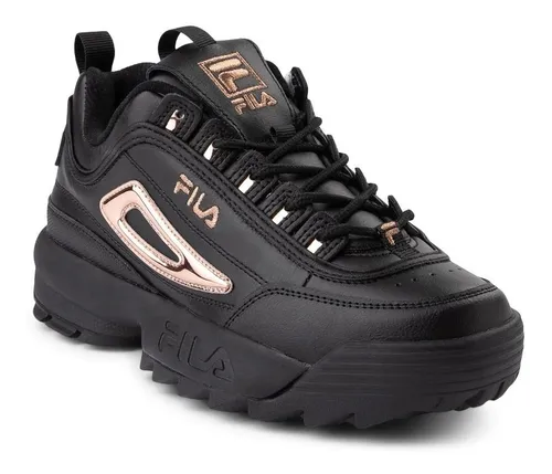 Zapatos fila color negro mercado cheap libre