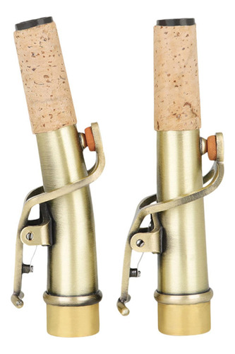 2 Piezas De Boquilla Y Cuello De Saxofón Soprano,