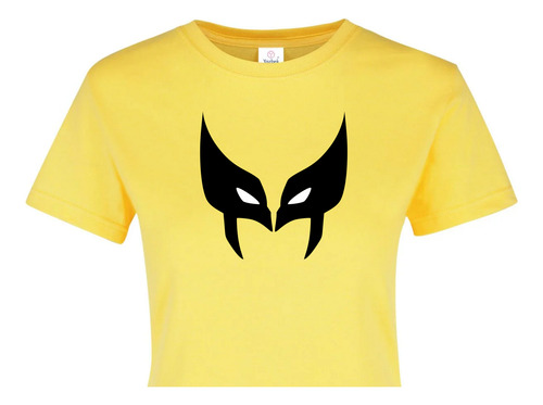Playera Mujer Wolverine Marvel Manga Corta Cuello Redondo