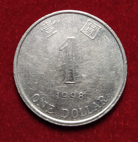 Moneda 1 Dólar Hong Kong 1998 