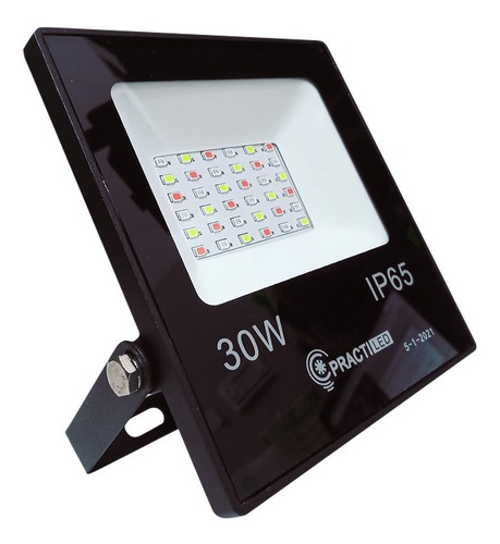 Imagen 3 de 8 de Reflector Led Rgb Multicolor 30w Exterior Con Control Remoto