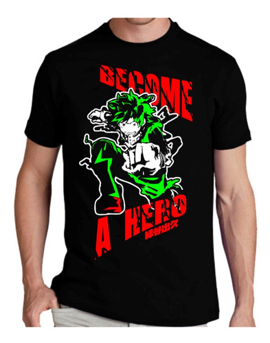 Playera Boku No Hero Academia 09 Vinil Textil Anime