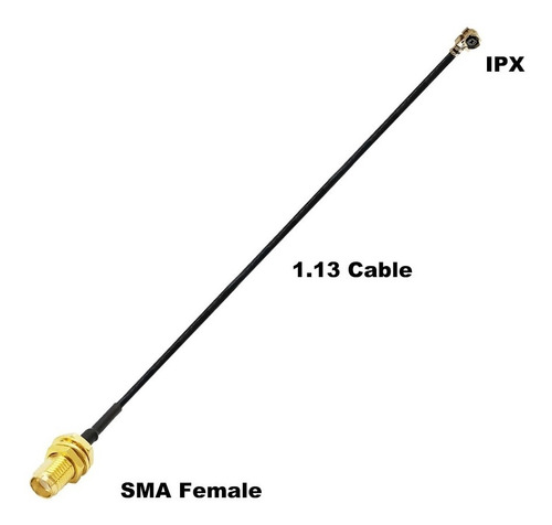 Cable Sma Hembra U.fl Ipx Mhf1 Pigtail  Red Wifi Dron 10cm