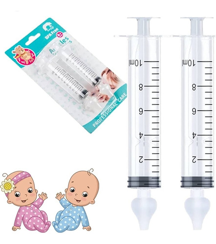 Set De Aspirador Nasal De Bebe