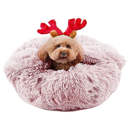 Dog Bed With Blanket Attached, Hooded Dog Bed For Mediu...