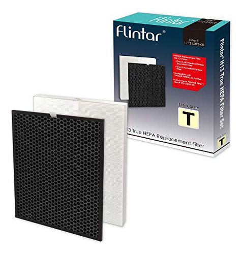 Filtro Hepa H13 True Flintar Hr900, Winix Hr900, Carbono