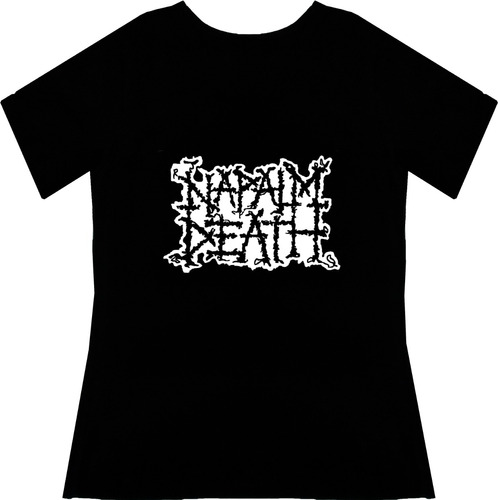 Blusa Napalm Death Rock Metal Dama Tv Camiseta Urbanoz