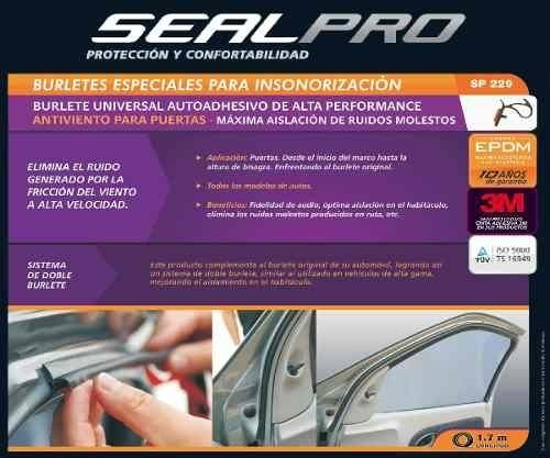 Doble Burlete - Puerta Chevrolet Agile, Sealpro X Unidad