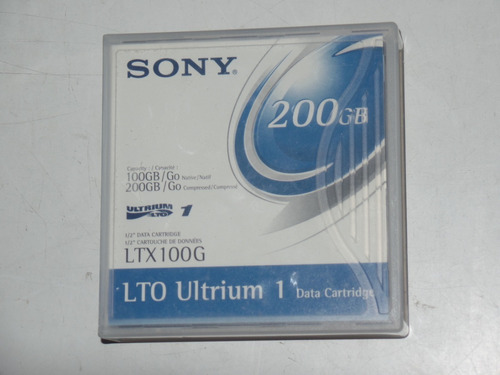 Fita Sony Lto Ultrium 1 Data Cartridge 100/200gb Ltx-100g 