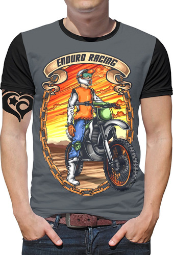 Camiseta Motocross Trilha Enduro Masculina Blusa Roupa