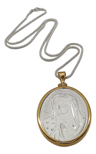 Medalla Virgen De Guadalupe Con Cadena