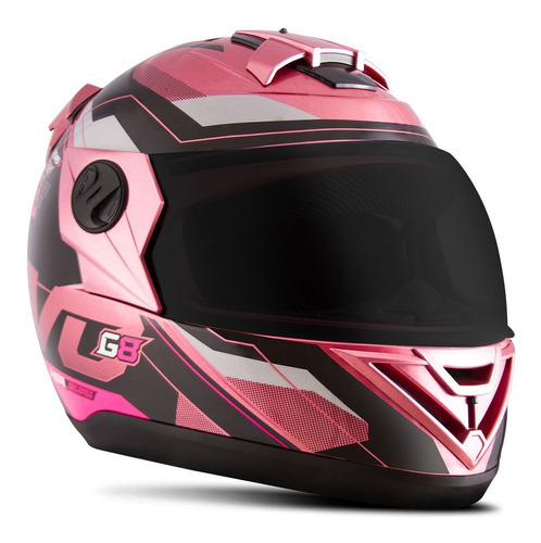 Capacete Esportivo Evo G8 Evolution Viseira Fumê Pro Tork