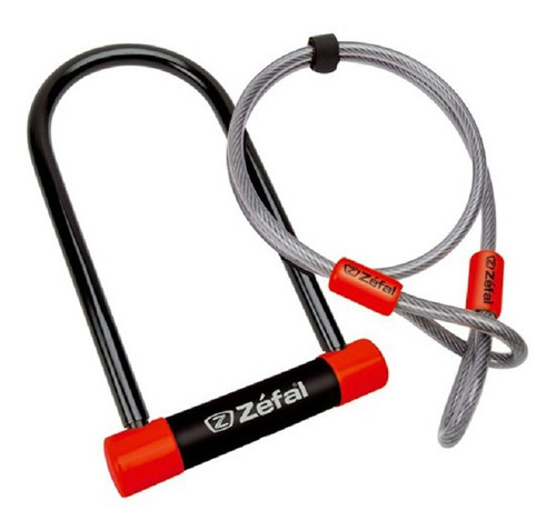 Candado U Zefal Acero Negro Cable K-traz U13 Llave Bicicleta