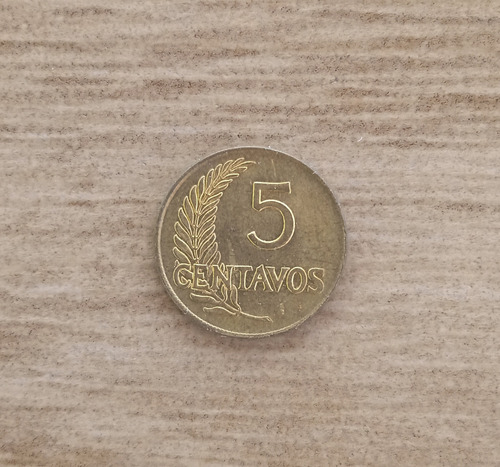 Peru Moneda 5 Centavos 1964 