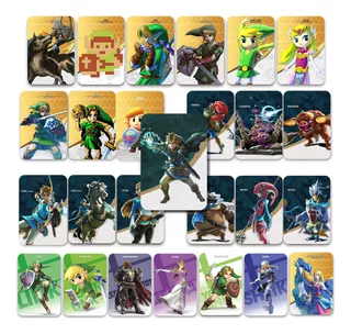 26 Mini Tarjetas Amiibo Colección Zelda Nfc Switch Wii U Tok