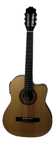 Guitarra Electroacústica La Sevillana Ua-2ceq Natural Abeto