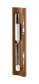 Eliga De Reloj De Arena Thermo Madera Con Arena Blanca