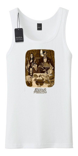 Musculosa Hombre Locos Adams Dibujo Art Logo - Psla7