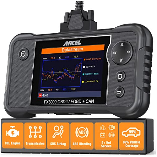 Obd2 Scanner Fx3000 Elite Code Readers Scan Tools, Batt...