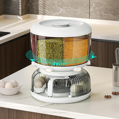 Contenedor Para Almacenar Arroz Y Granos, Dispensador De