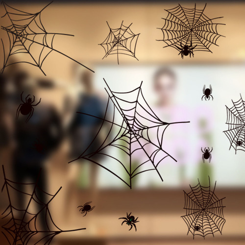 Adesivo De Janela De Vidro De Halloween S Stick De Parede De