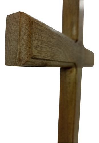 Cruz De Mesa E Parede 35cm Madeira Maciça