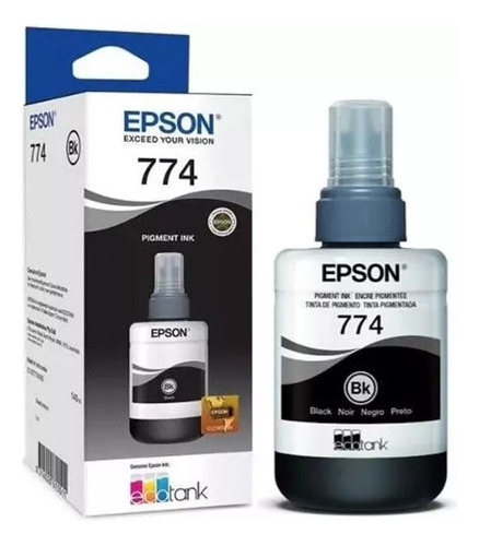 Botella Tinta Epson 774. Negra Para Et-3600/4550/16500