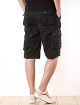Comprar Bermudas Hombre Pantalones Casual Con Múltiples Bolsillos