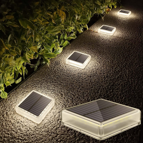 Lacasa Luces Solares De Cubierta Led Impermeables Para Exter