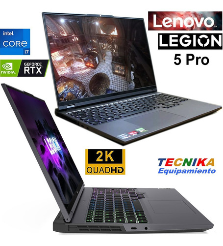 Imagen 7 de 8 de Lenovo Legion 5 Pro Gamer 16 I7 11800 Rtx 3050 16gb 512ssd