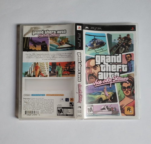 Gta Vice City Stories - Psp (leia Descrição) (Usado)