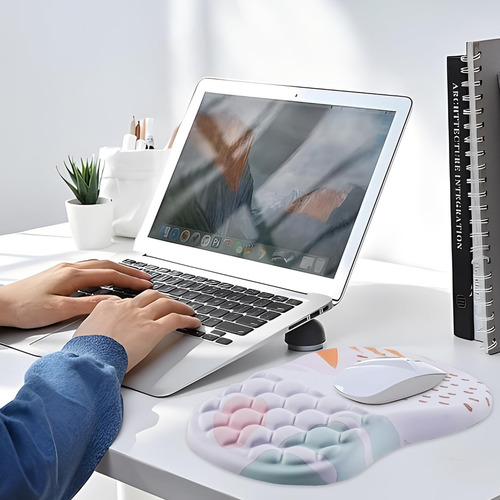 Mouse Pad Con Soporte Para Muñeca Laokiiy, Mouse Pad