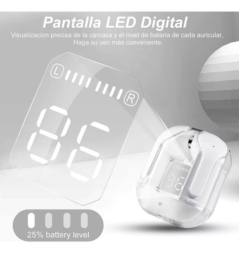 Audifonos Inálambricos Keluona Air31 T6 Blanco