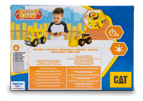 Juguetes De Construcción Cat, Camión De Cargador De Control