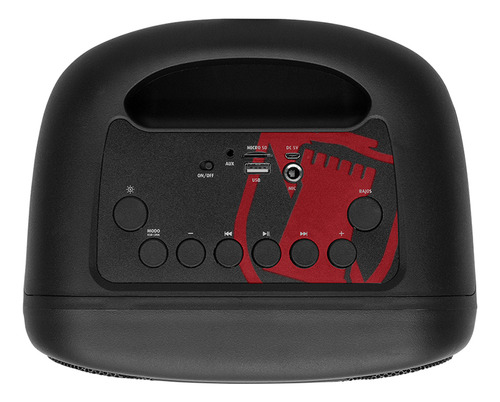 Bafle Kaiser 8 Pulg 6200w Pmpo Luz Multicolor Ksw-7007 Negro