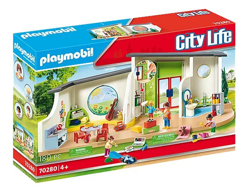 Figura Armable Playmobil City Life Guardería Arcoíris 180 Pc