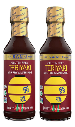 Salsa Teriyaki Sin Gluten, 10 Onzas Paq - mL a $247