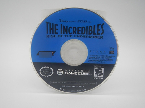 The Incredibles Riseof The Underminer Game Cube Gamers Code* (Usado)