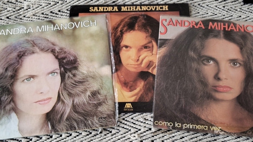 3 Vinilos Sandra Mihanovich Hagamos Amor Como Primera Vez 