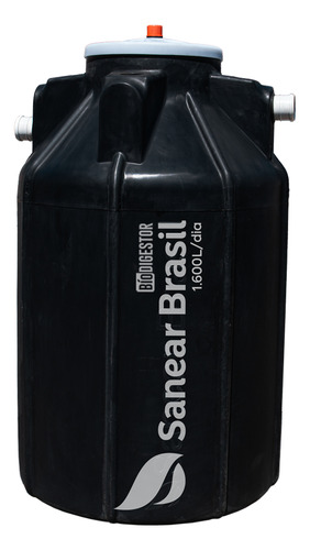 Fossa Biodigestor 1600l Com Caixa Lodo Sanear Brasil Caixa Preta