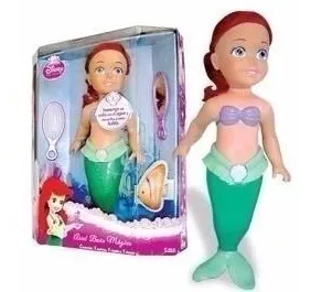 Muñeca sirenita ariel baño magico on sale
