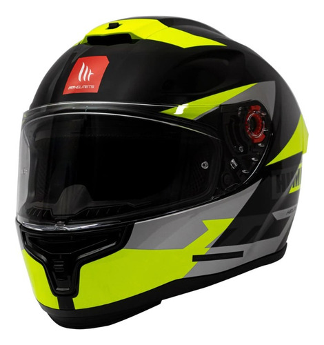 Casco Mt Ff114 Hummer Quo B13 Amarillo Fluor Brillo