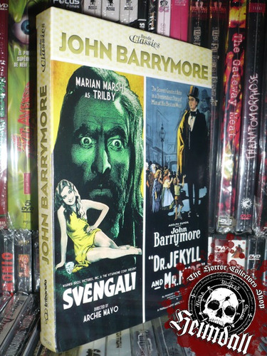 Pack John Barrymore 2 Dvd + Libreto Svengali Dr Jekyll Hyde