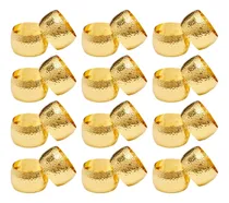 Comprar Servilleteros Dorados, Juego De 12 Piezas Para Mesa Comedor.