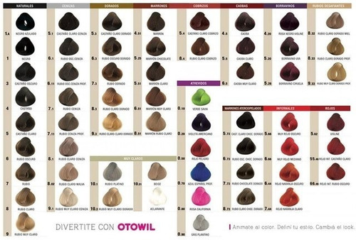 Imagen 3 de 3 de Tintura Linea Magia Coloracion Crema Otowil 5 Cajas - 30 Uni