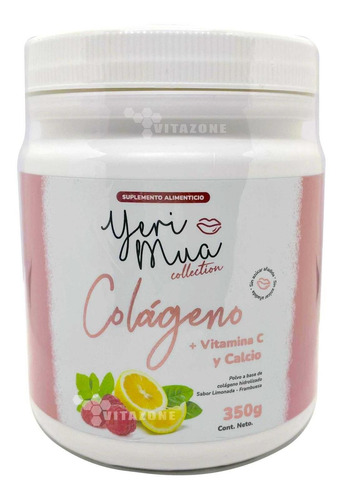 Imagen 2 de 8 de Colágeno Hidrolizado Yeri Mua 350 Gr Limonada Sin Azúcar 3pz