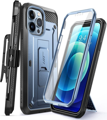 Case Supcase Para iPhone 13 Pro Max 6.7 Protector 360° Tilt